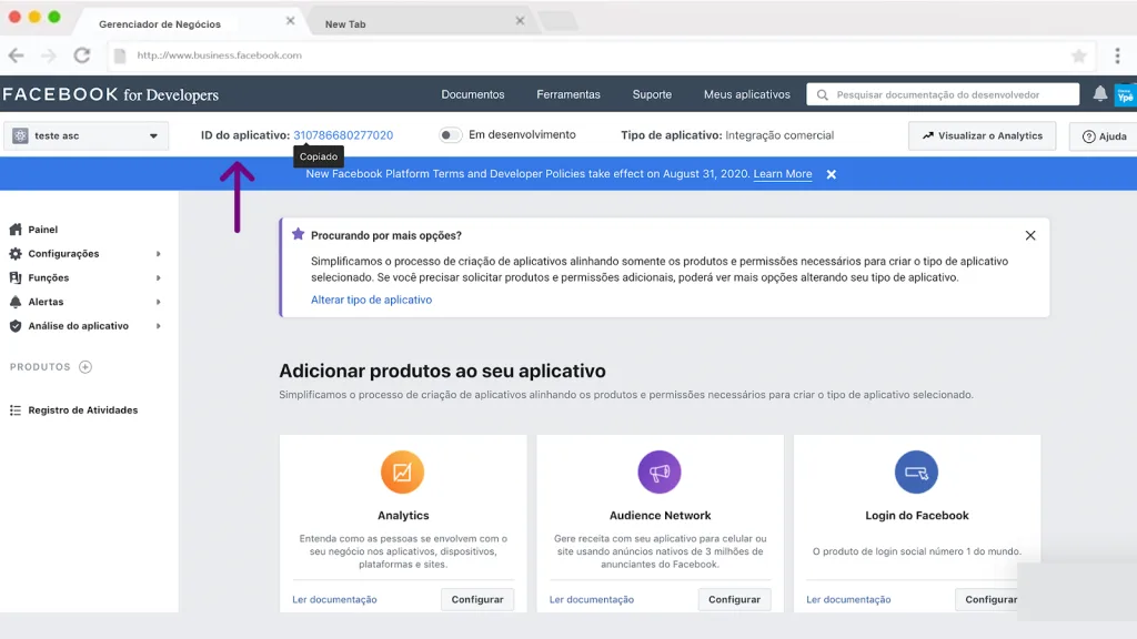 WhatsApp Business Gerenciador de Negócios